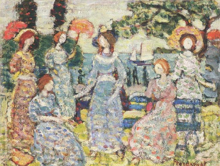 Maurice Prendergast The Grove Germany oil painting art